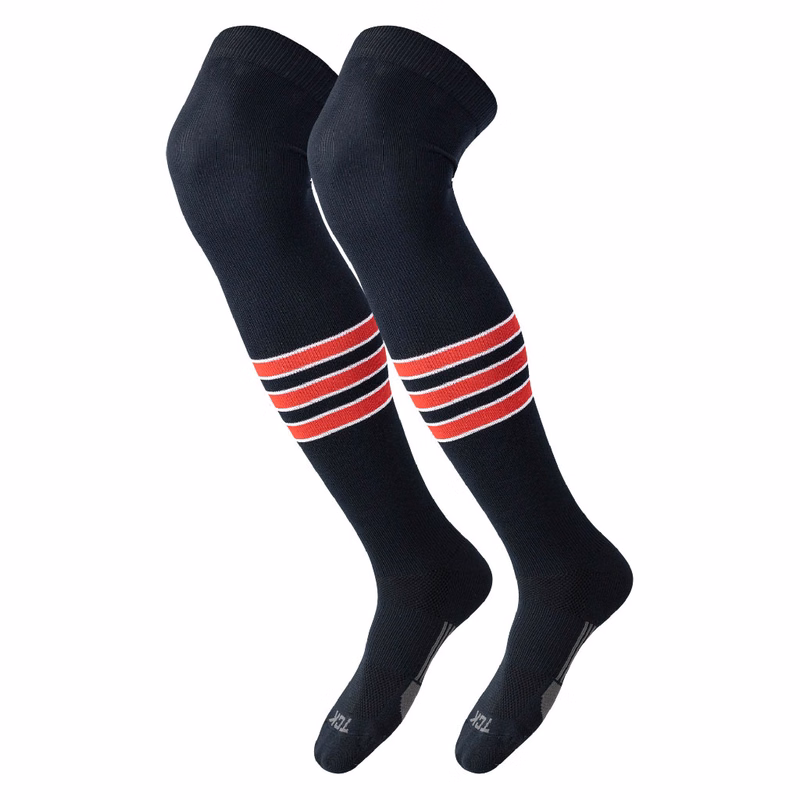 Dugout Over the Knee Baseball Socks Stripes Pattern D