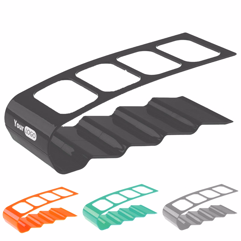 Plastic Four-Grid Remote Control Organizer