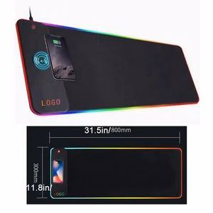 RGB Gaming Mouse Pad with Wireless Charging