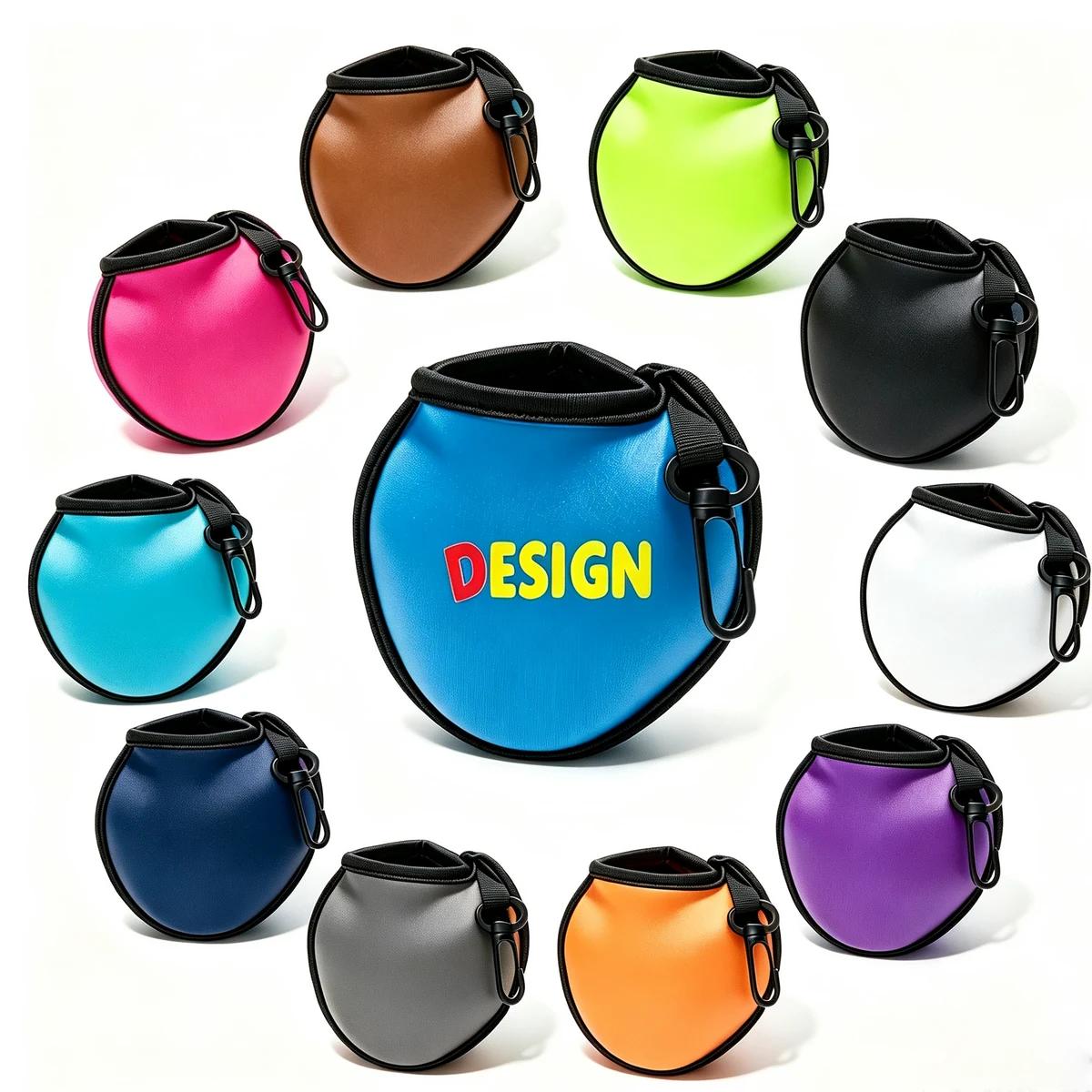 Clip-On Golf Ball Bag with Hook 1