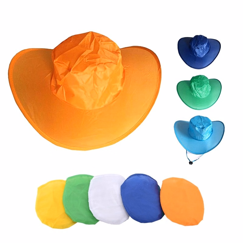 Foldable Polyester Cowboy Hat