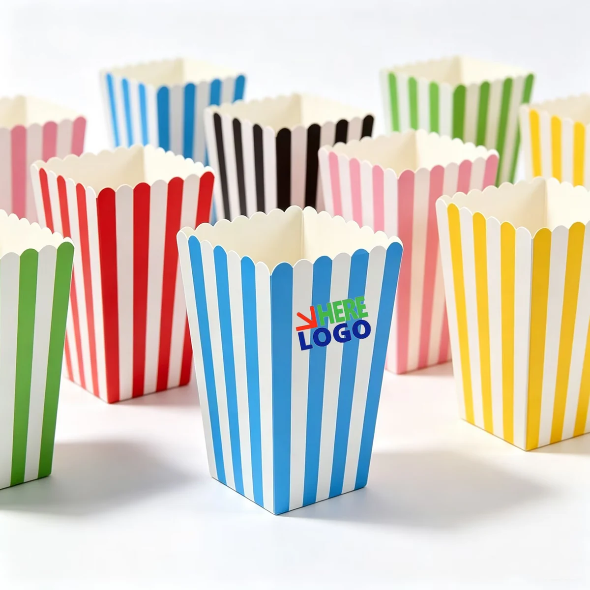 Disposable Paper Popcorn Container For Party And Cinema 1