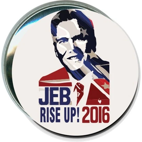 Jeb Rise Up 2016, Political Button 1