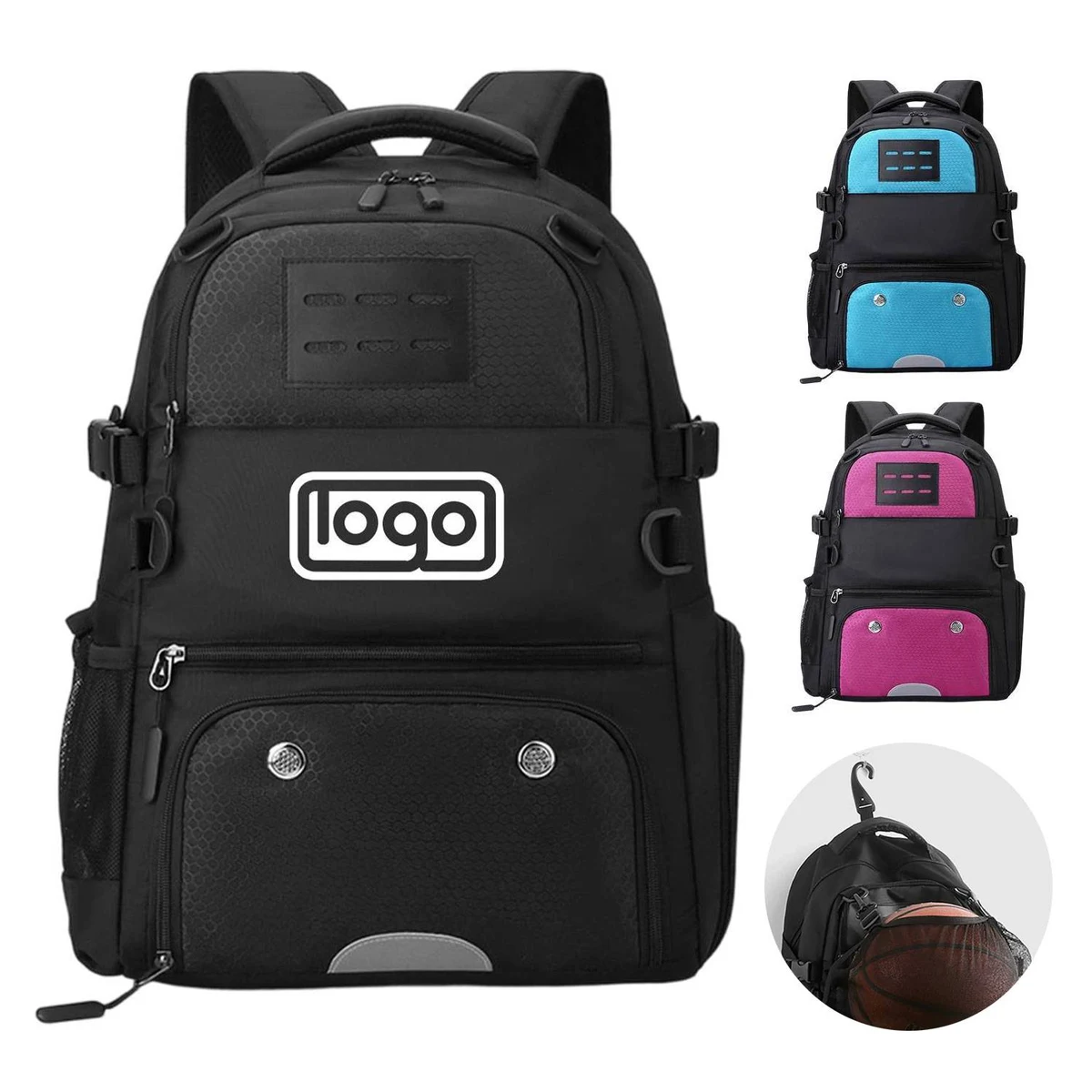 Waterproof Basketball Backpack with Shoe Compartment 1