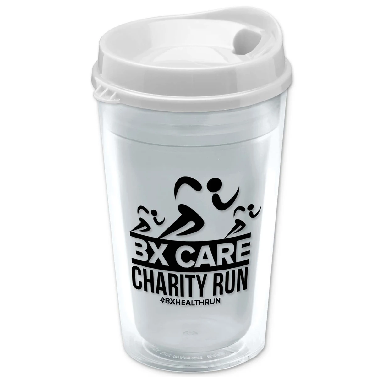 16 oz. Double-Wall Insulated Transparent Tumbler with Auto Sip 1