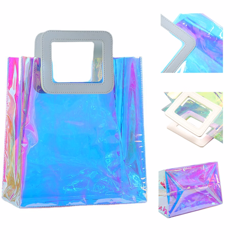 Clear Holographic Tote Bag
