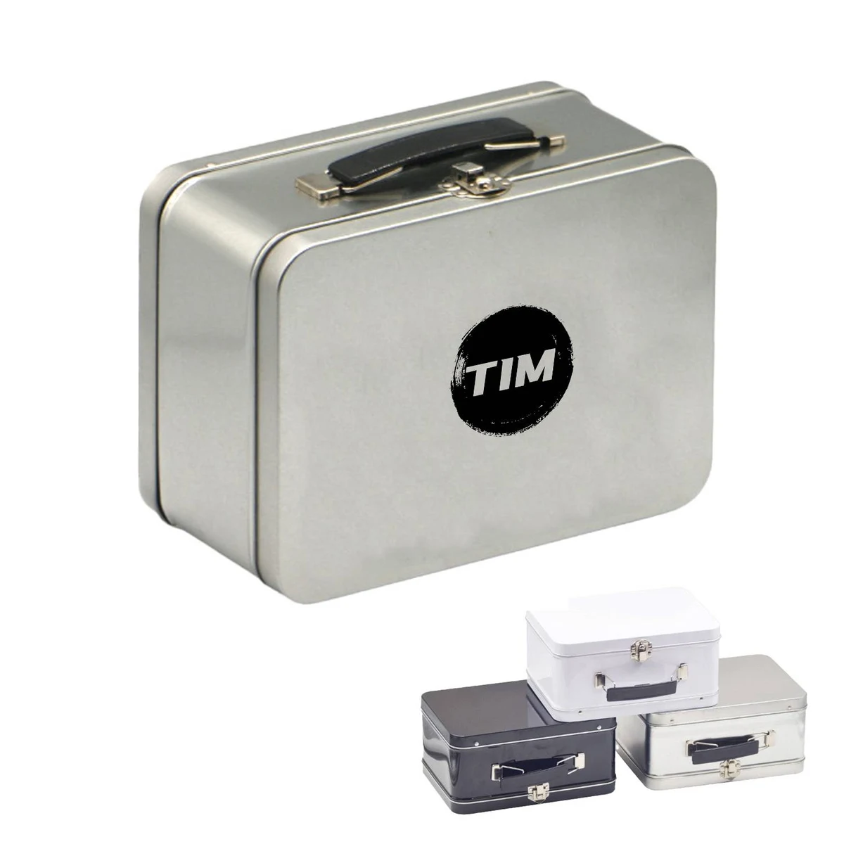 Tinplate Lunch Box W/ Handle 1