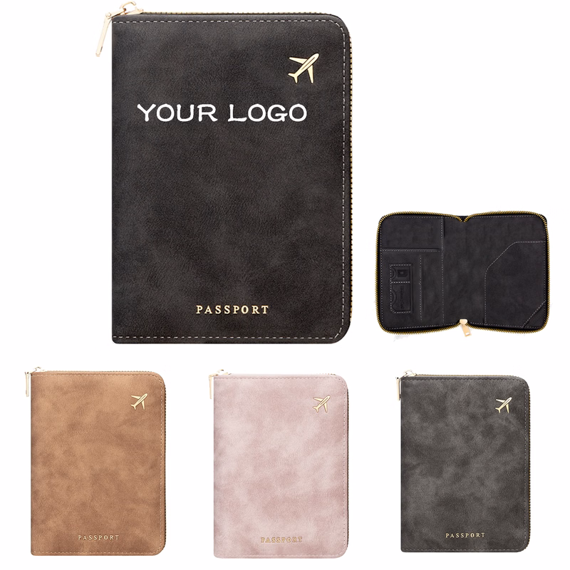 MOQ 20 PCS RFID Blocking Passport Bag
