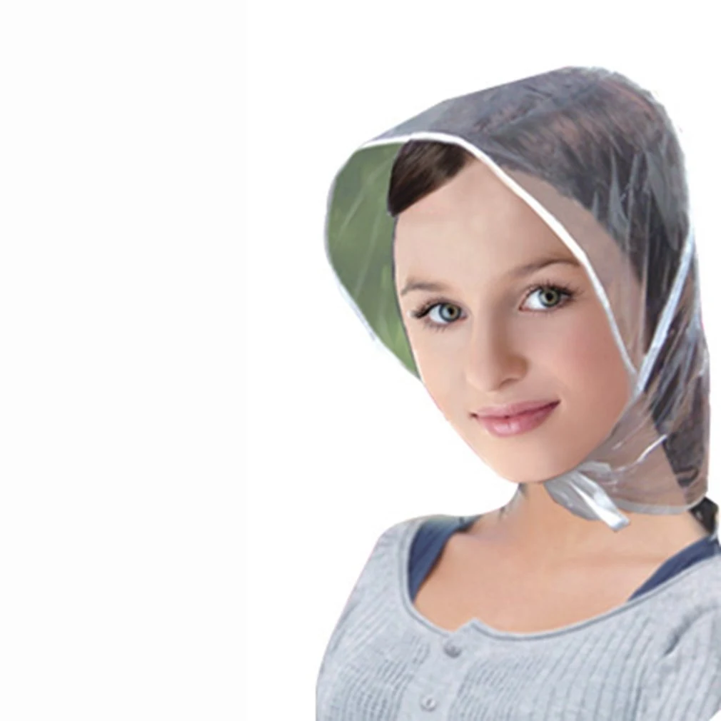 Plastic Rain Hat Cap 1