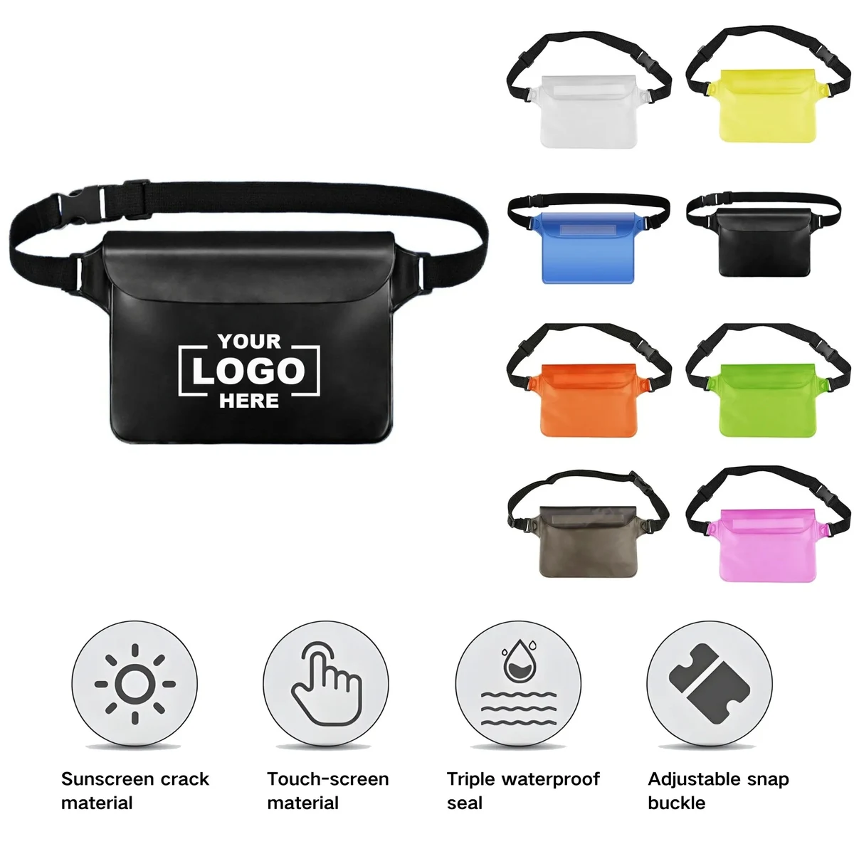 PVC Outdoor Waterproof Phone Waist Pack 1