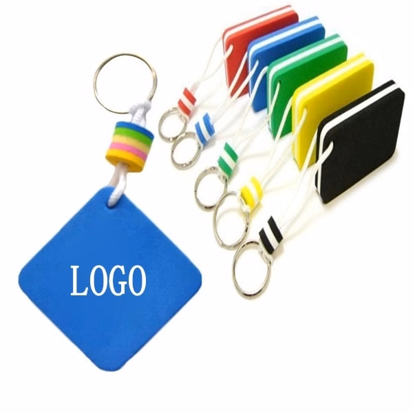 Square Eva Floating Keychain