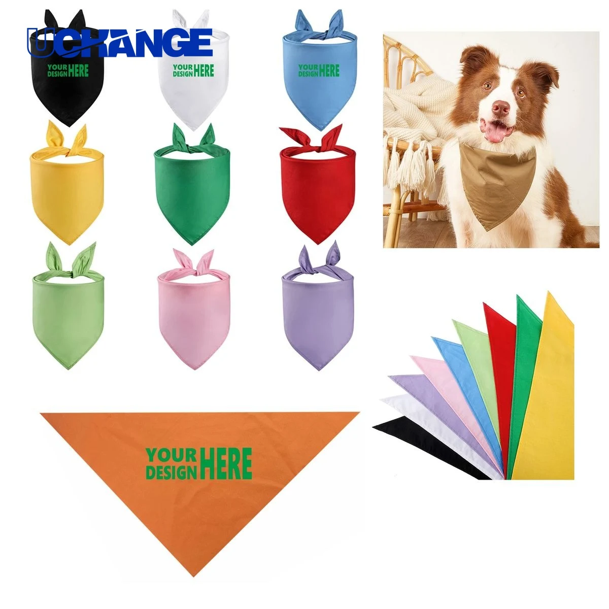 Pet Bandana Triangle Scarf 1