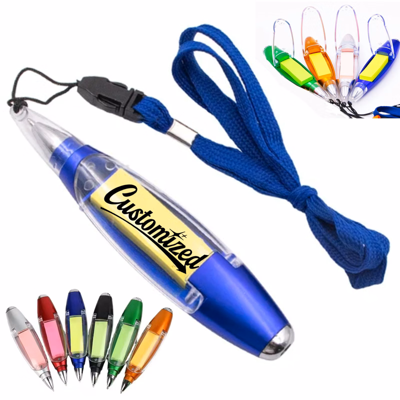 Multifunction Sticky Note Pen with Built-In Memo