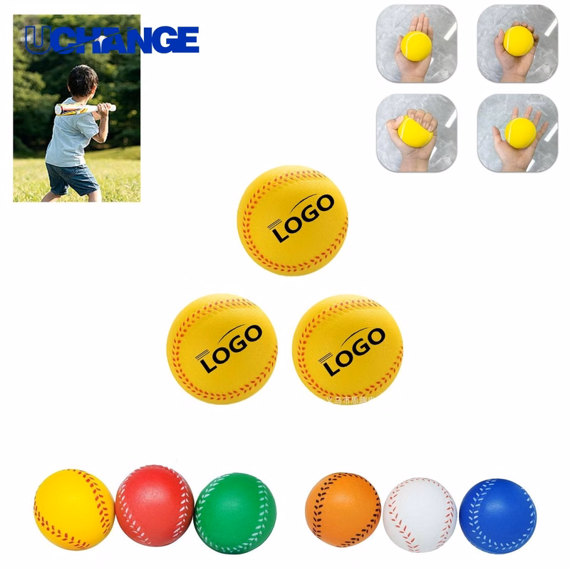 PU Foam Baseball Mini Stress Relief Ball