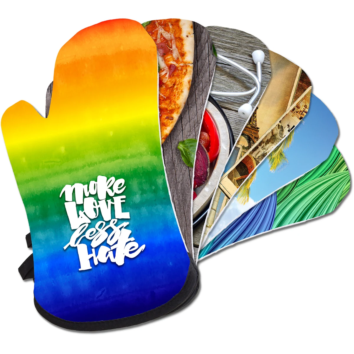 Full Color Neoprene Oven Mitt 1