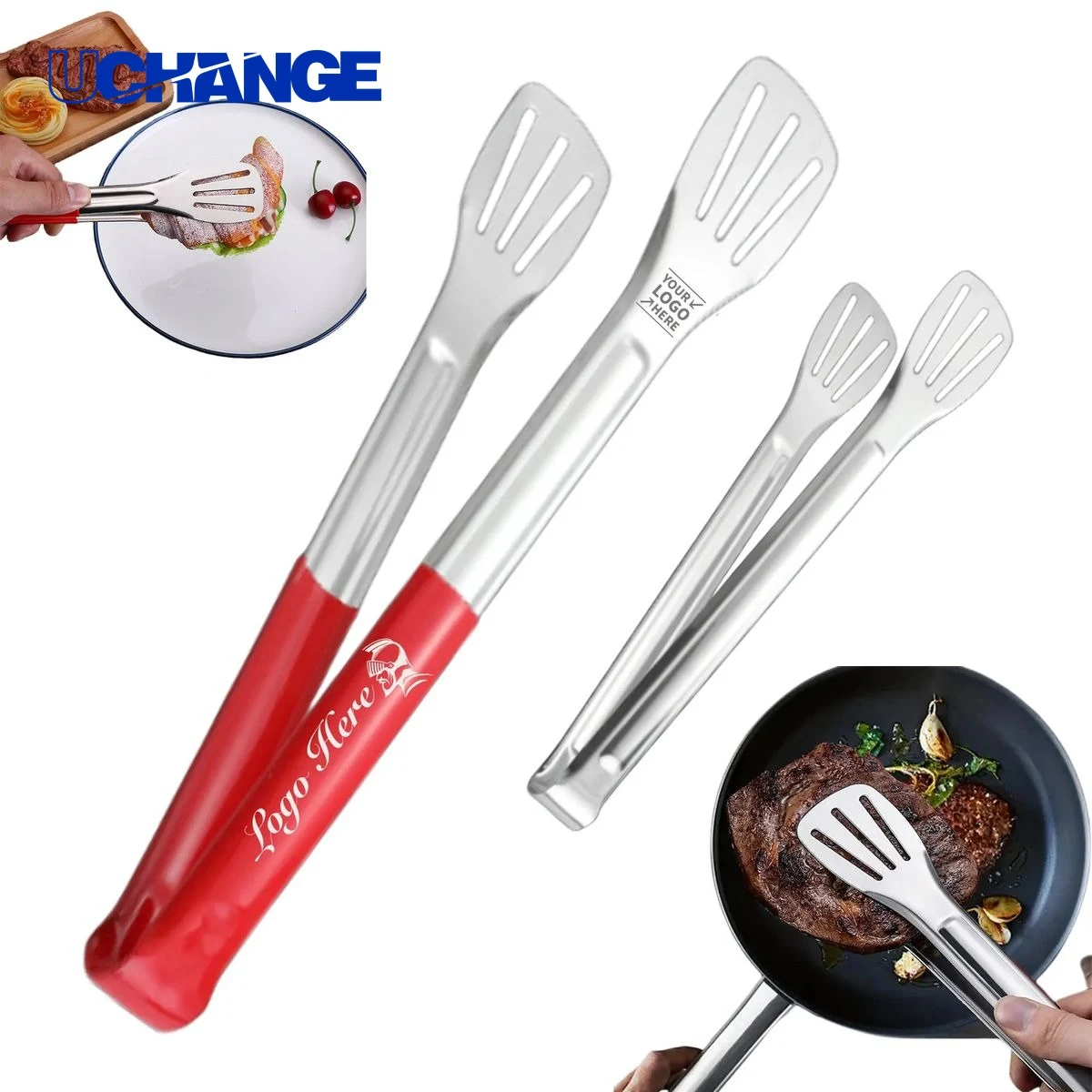 BBQ Stainless Steel Tongs Tool 1