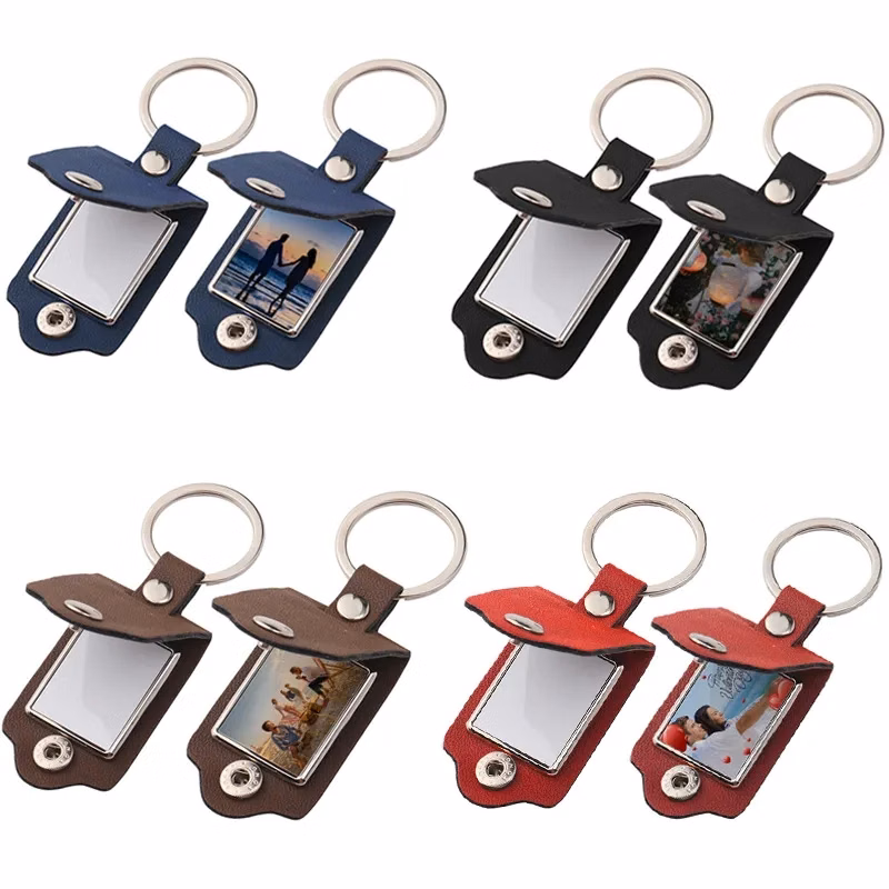 Leather Photo Album Keychain