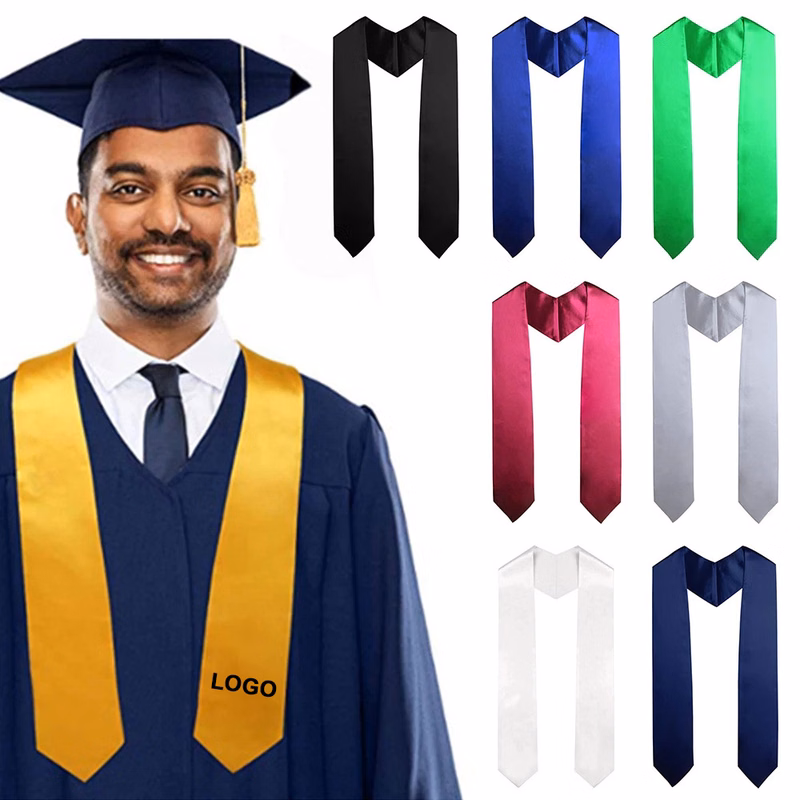 Unisex Adult Embroidered Graduation Honor Stole