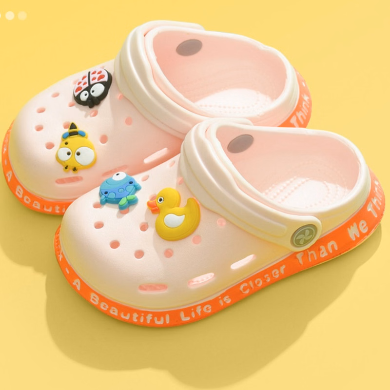 Summer beach children's  shoes EVA material baby sandals cut