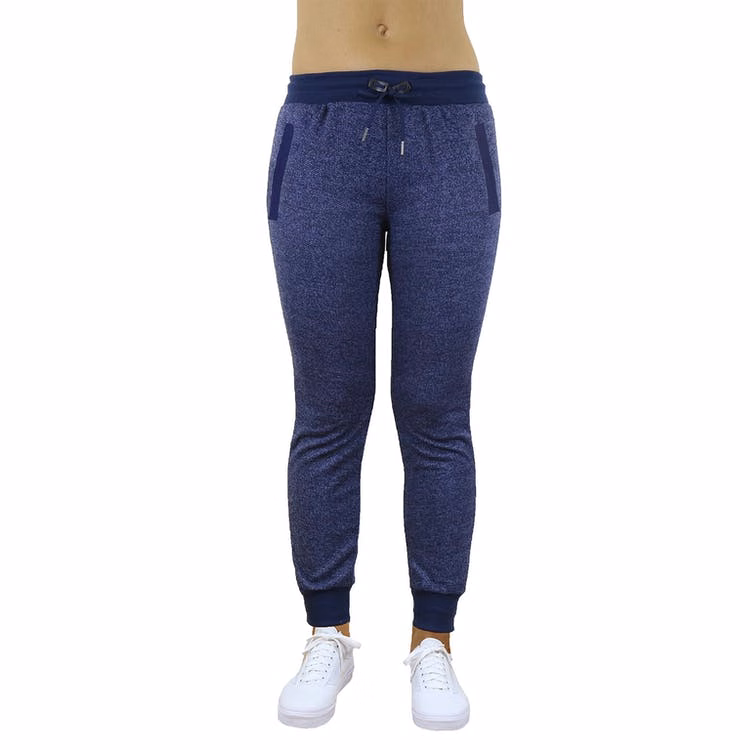 Women's Sweatpants - S-XL Heather Navy Slim Fit