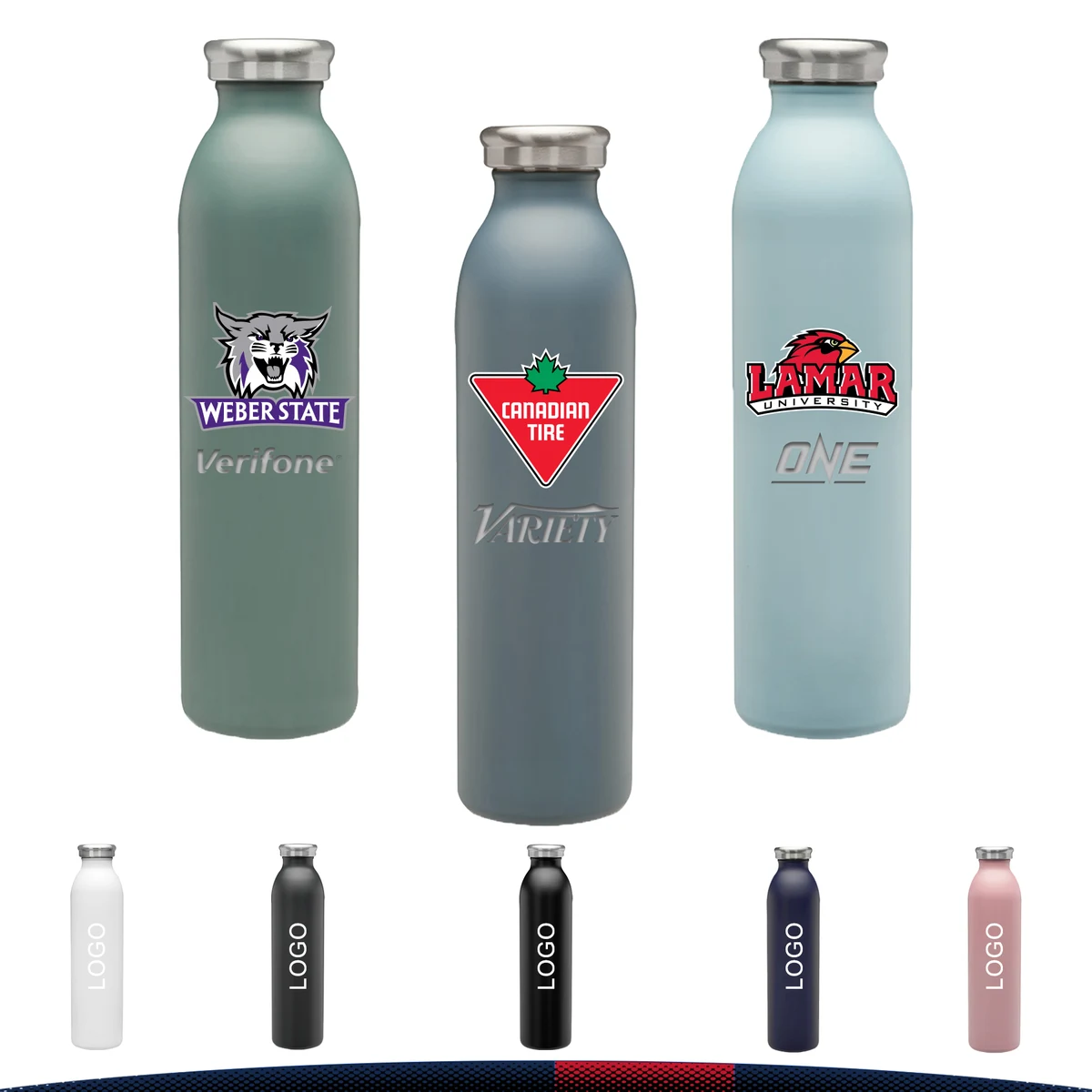 Eacle Stainless Steel Water Bottle - 20 OZ., custom water bottle with logo imprint 1