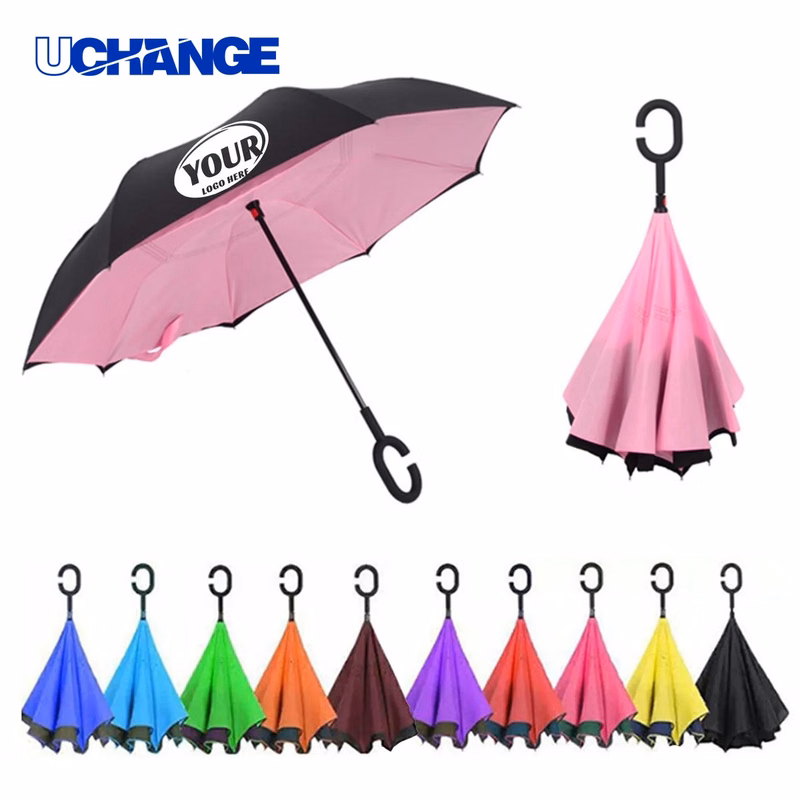 Double Layer Folding Inversion Umbrella for Rain