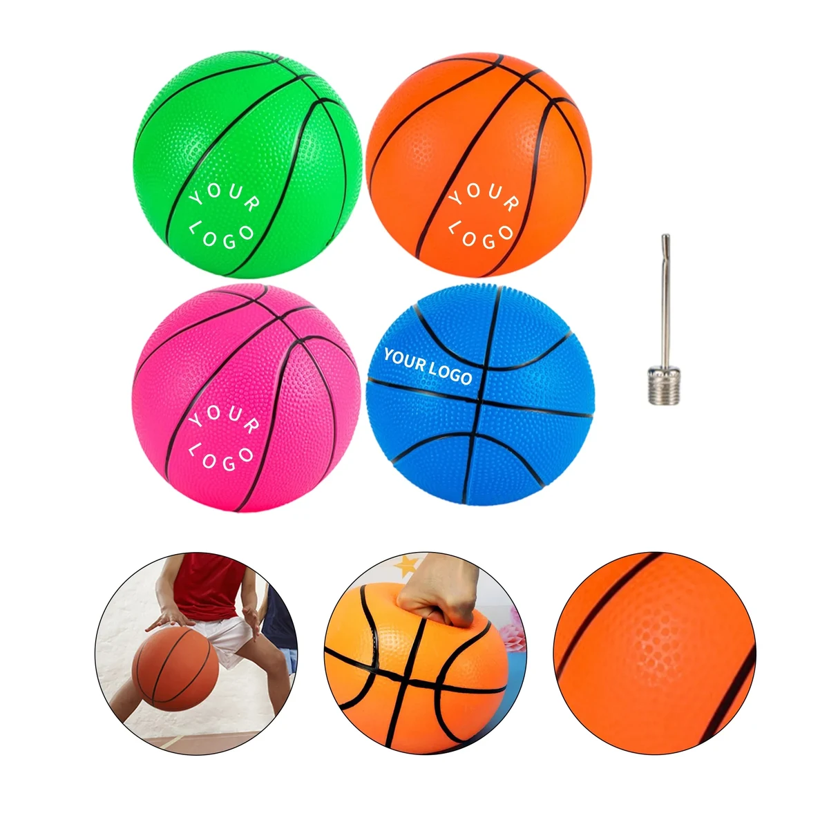 Children's Training Basketball with Custom Grip 1