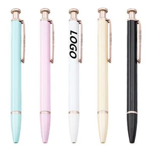 Pastel Metal Click Action Pen 1