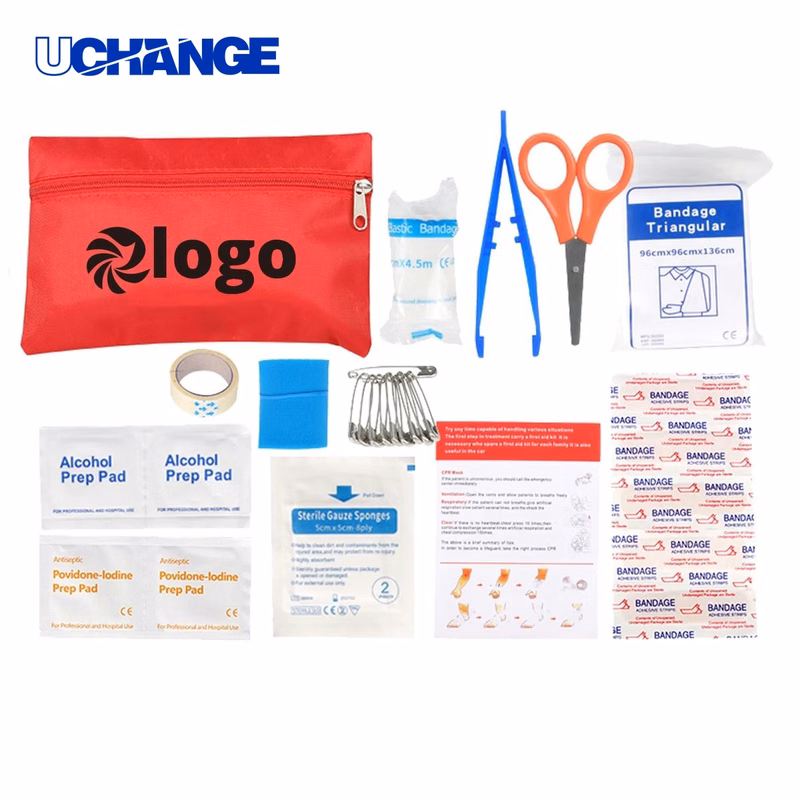 Emergency 13-Piece First Aid Kit Organizer