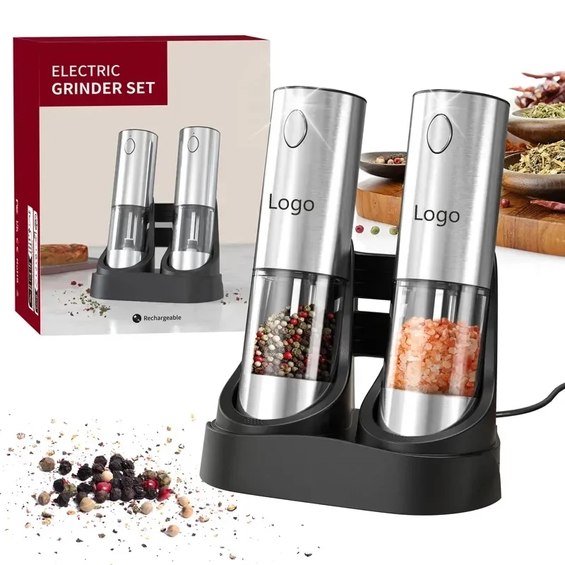 Stainless Steel Automatic Salt/Pepper Grinder 1