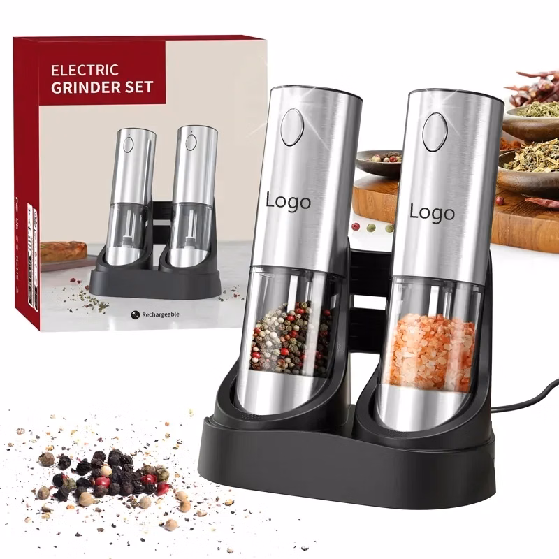 Stainless Steel Automatic Salt/Pepper Grinder