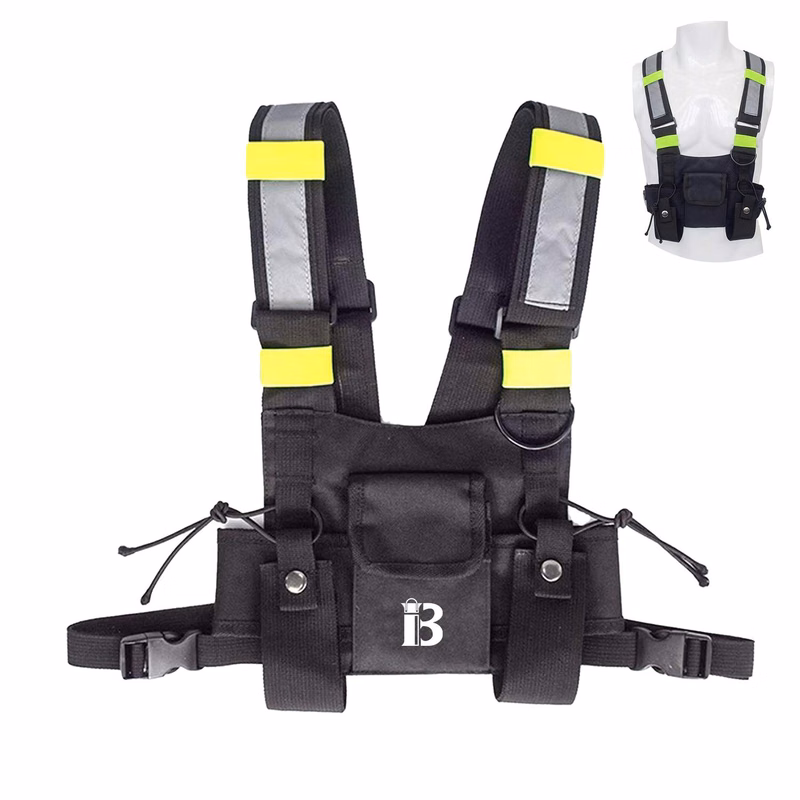 Adjustable Reflective Chest Rig Bag