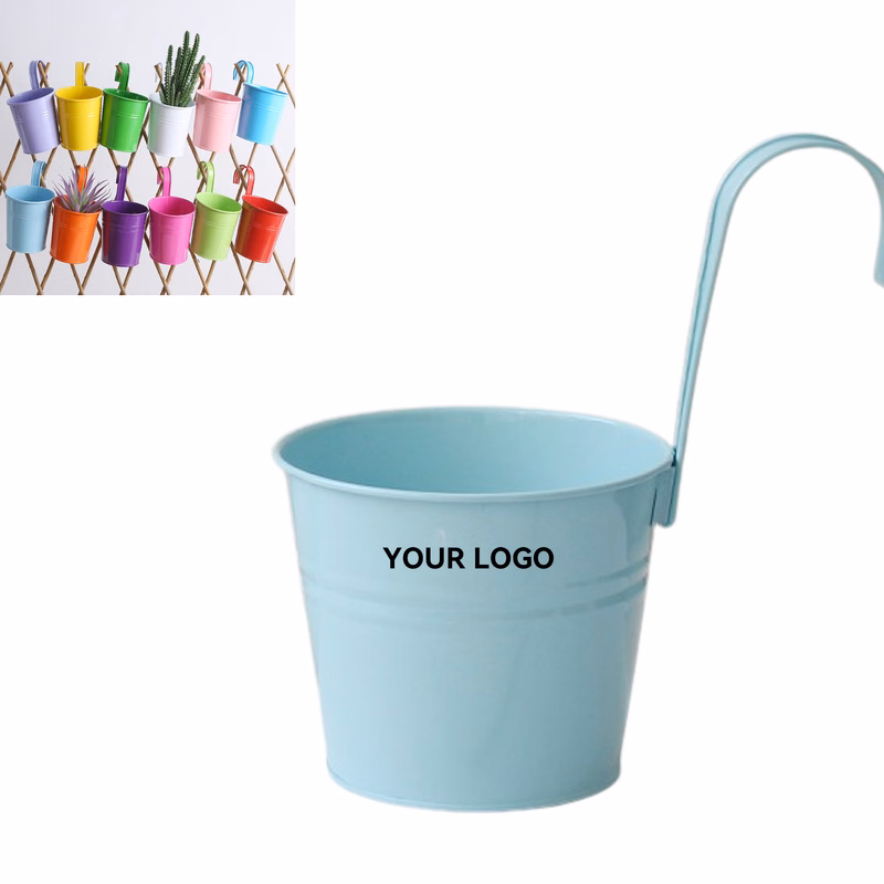 Decorative Hanging Pot with Removable Hooks