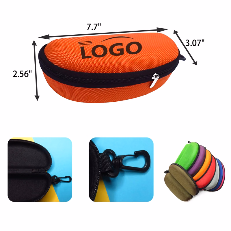 MOQ 50 PCS Zipper Eyeglasses Case
