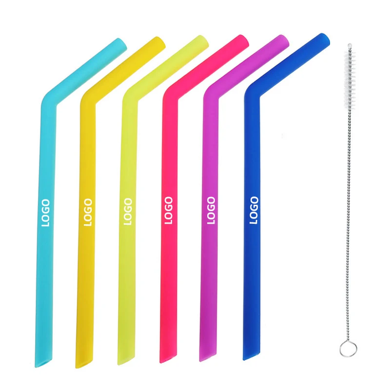 Bent Silicone Straw Kit 1