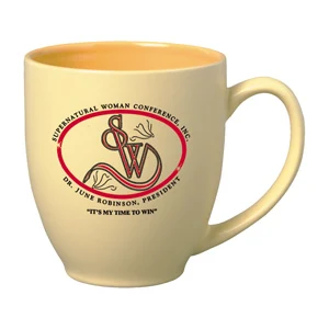 15 oz. Yellow Bistro Matte Pastel Mug 1