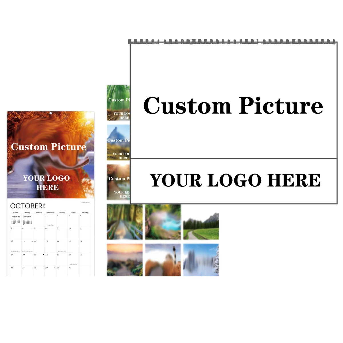 Custom Deluxe Executive Wall Calendar 1