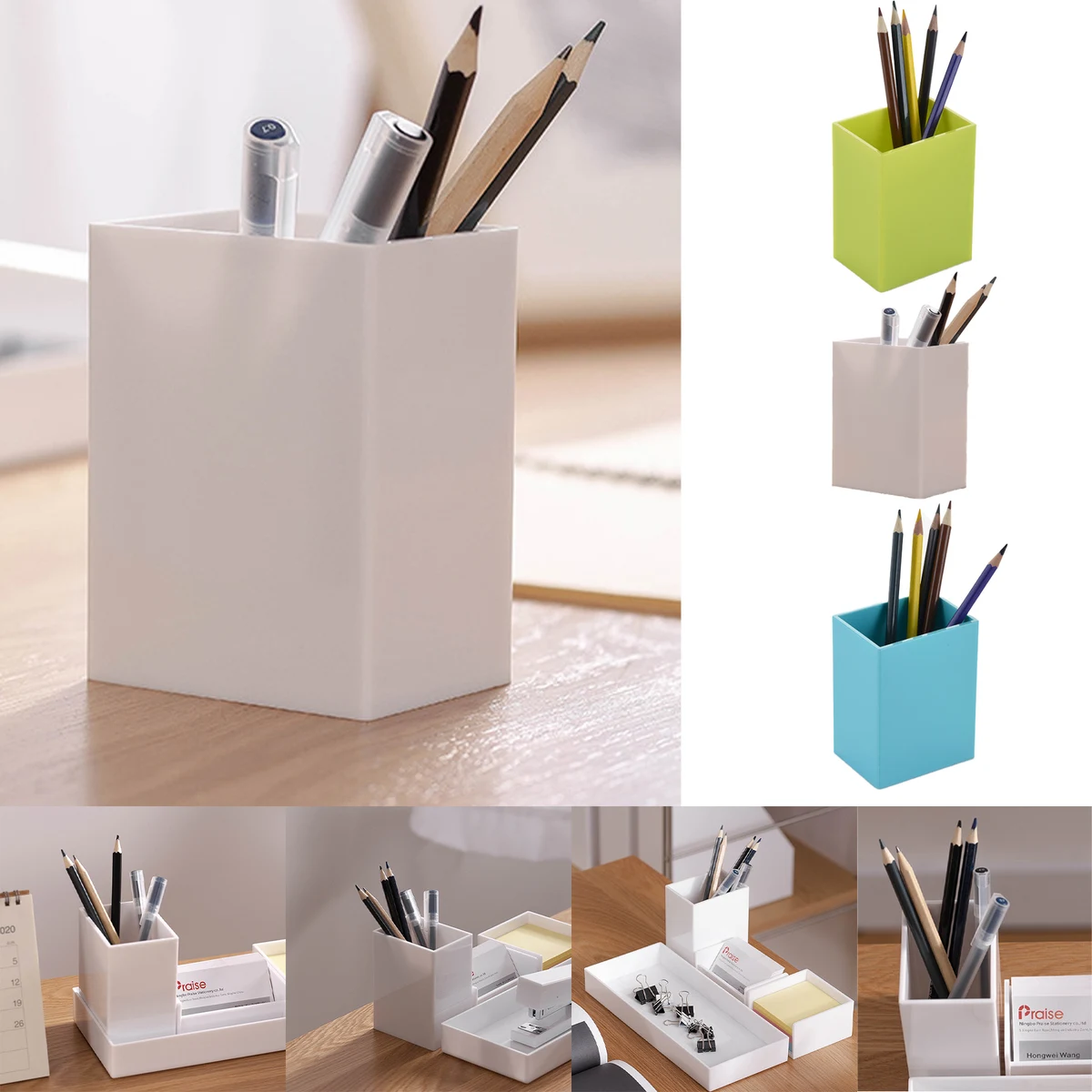 Clear Acrylic Pencil Pen Holder 1