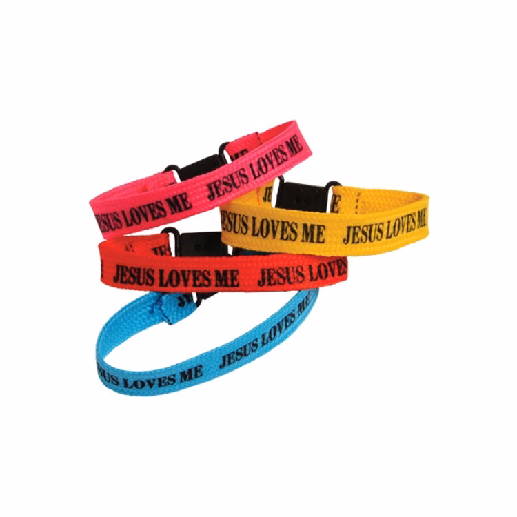Jesus Loves Me Clasp Bracelets - Assorted