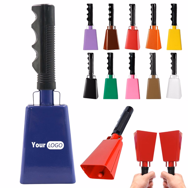 9 Inch Handle Cow Bell