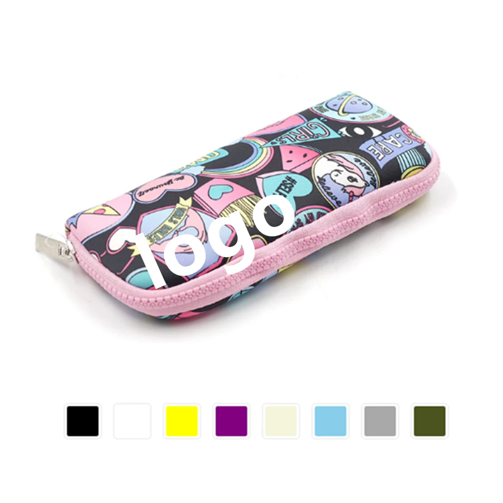 Cartoon Design Neoprene Pencil Bag 1