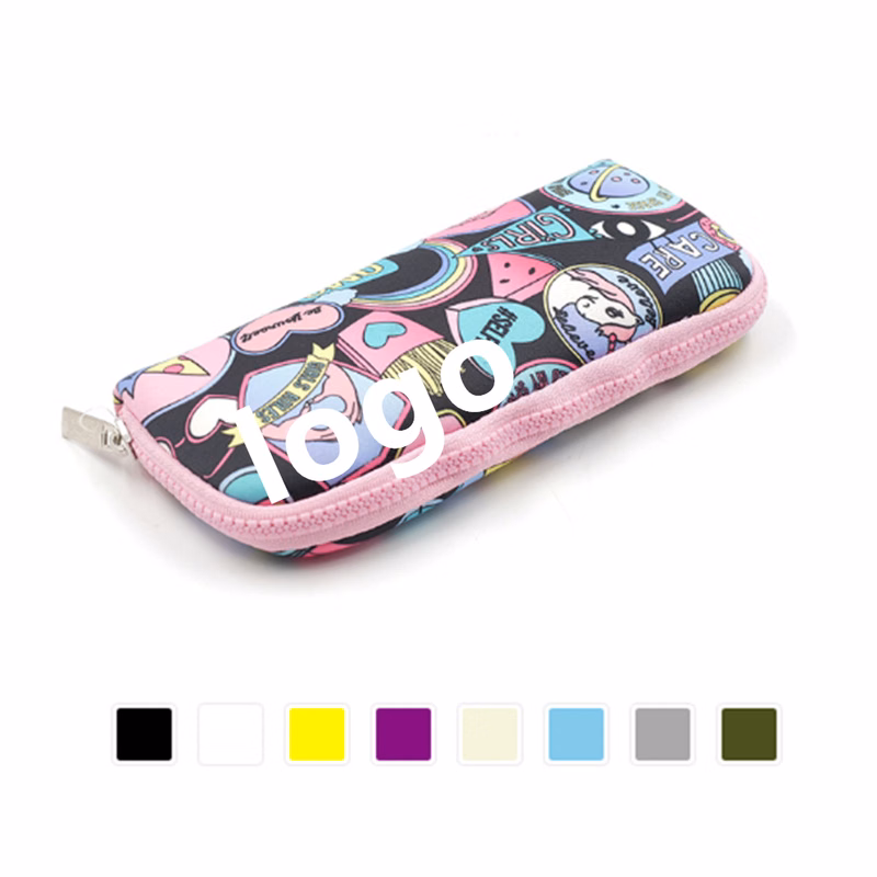 Cartoon Design Neoprene Pencil Bag