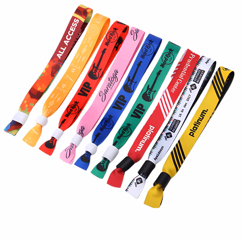 One Time Use Full Color Wristbands