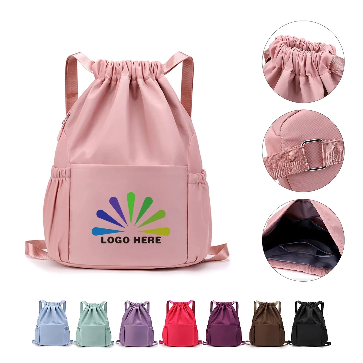 Premium Gym Drawstring Bag Compact Storage 1