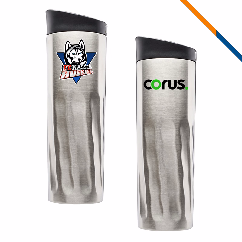Topot Rippled Stainless Steel Travel Mug - 20 OZ.
