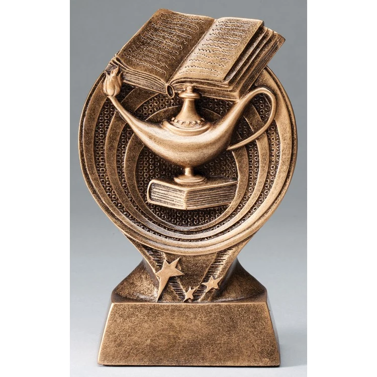 Lamp of Knowledge Saturn Resin Award 1