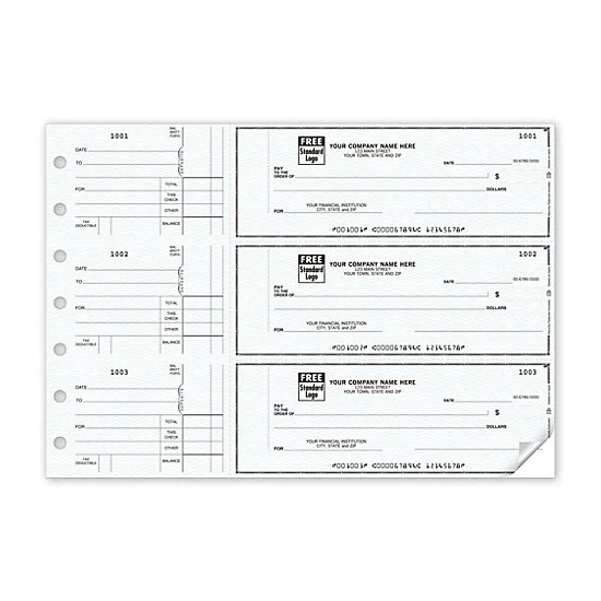 Counter signature checks, 3-On-A-Page 1