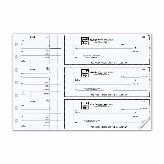 Counter signature checks, 3-On-A-Page