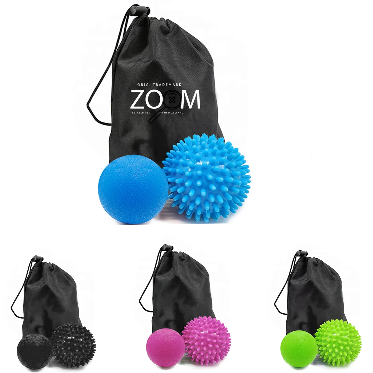 Spiky Hard Soft Massage Ball Set 1