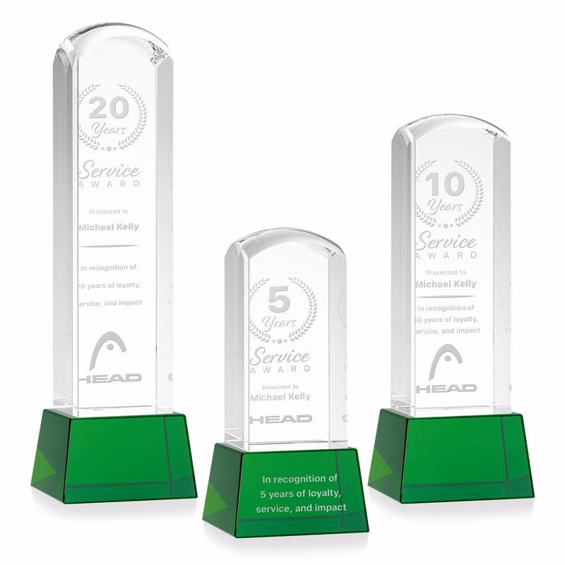 Silkwood Award on Base - Green